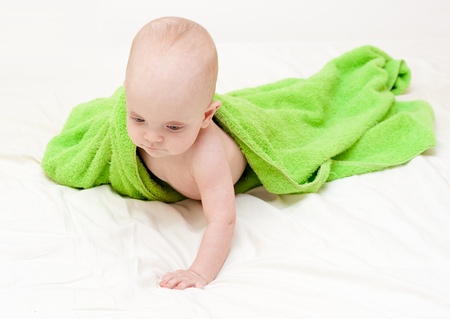 Little cute babyの写真素材