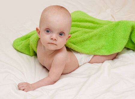 Little cute babyの写真素材