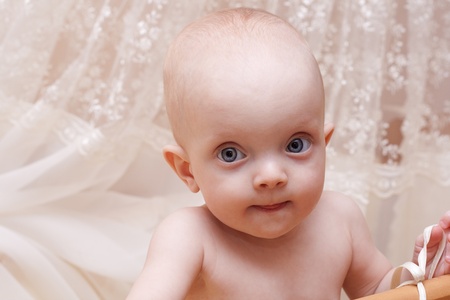 Little cute babyの写真素材