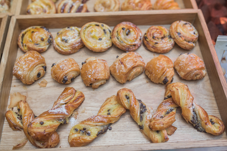 Assortment of French baked goodsの写真素材