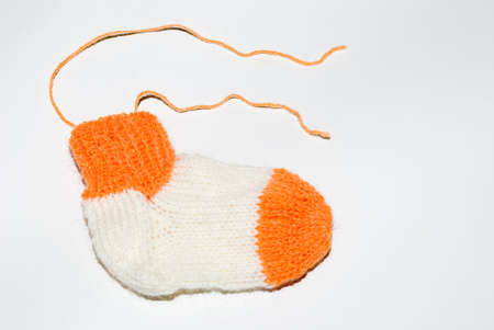 Knitted sockの写真素材