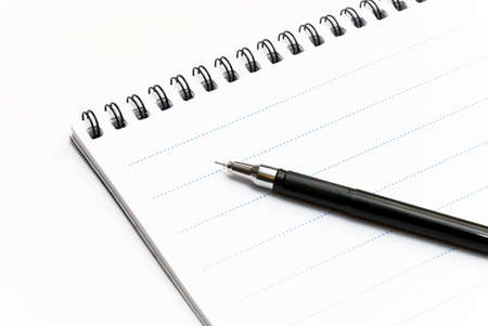 Notebook With Penの写真素材