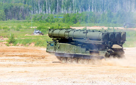 Russian anti-aircraft large and medium-range  missile system  of new generationの写真素材