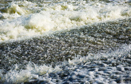 Splashes on a water surfaceの写真素材