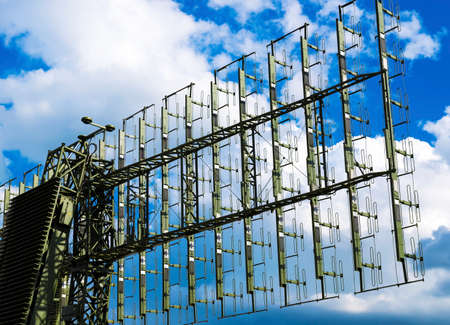 satellite dish antennasの写真素材