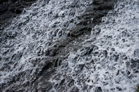 Jermuk waterfall on Arpa river in Armenia. background