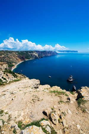 Fiolent cape, Black sea near Sevastopol, Crimeaの写真素材