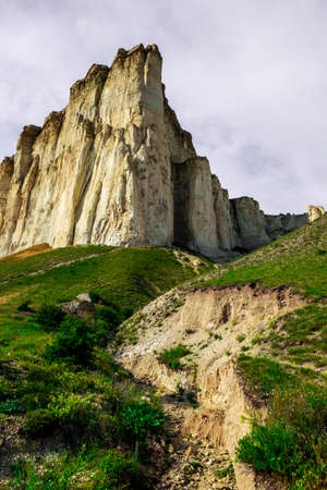 Photos of the Crimean autumn peninsula, Ak-Kaya White rock, Belogorsky district, the Biyuk-Karasu river, the Mousterian era, the settlements of the Sarmatians and Scythians, Altyn Teshik caveの写真素材