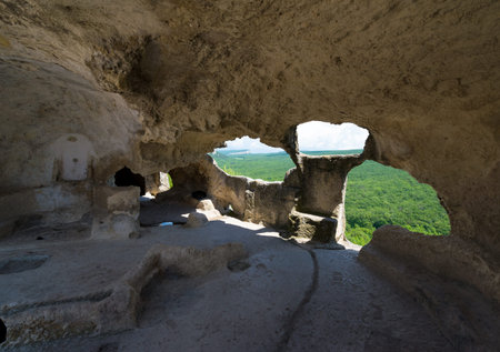 Eski-Kermen is a medieval fortress-city located in the southwestern part of Crimean peninsula.