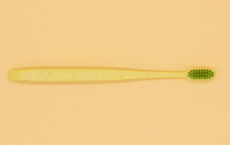 toothbrushes. Natural organic beauty product concept for the bathroom