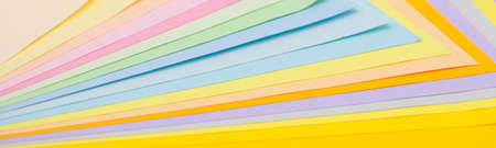 Color card palette, samples for color definition. Guide of paint samples, colored catalog.の写真素材