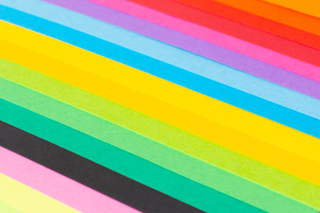 Color card palette, samples for color definition. Guide of paint samples, colored catalog