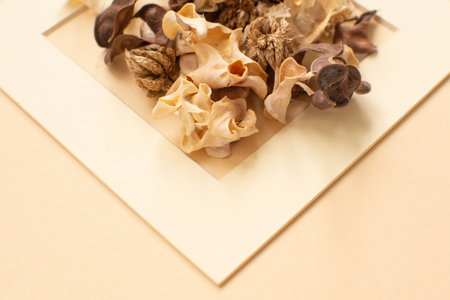 decorative dry flowers with aroma for the interior of the apartment