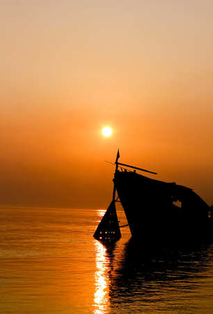 Unmatched ocean view at sunsetの写真素材