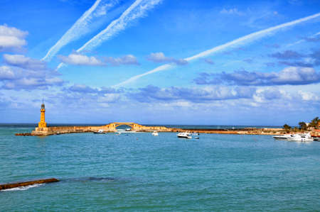 The black sea pleases with its tranquilityの写真素材