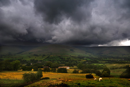 Beautiful views of the mountains and the excitement of clouds