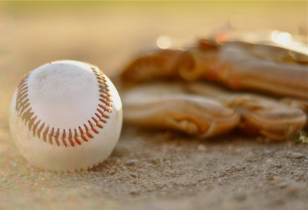 Baseball and Gloveの写真素材
