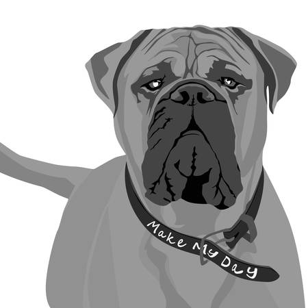 beware of dog sign, vector のイラスト素材