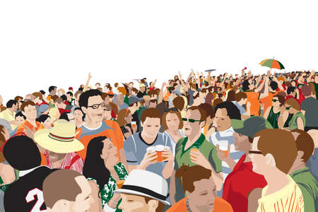 Outdoor Partyのイラスト素材