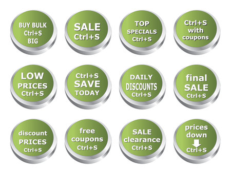Ctrl+S Stickers or Labels