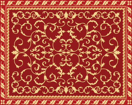 Past time carpetのイラスト素材