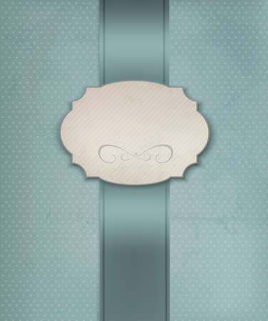 Vintage background with ornament frame. Vector illustrationのイラスト素材