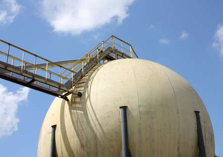 It shows a grain structure for grain storageの写真素材