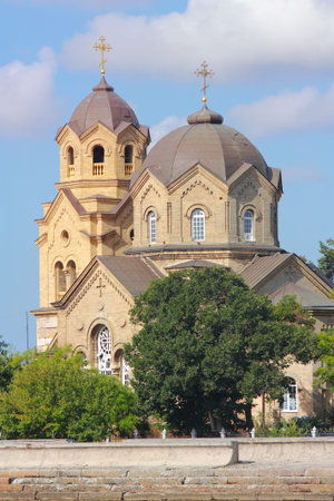 Church of St. Elijah at Yevpatoria waterfront