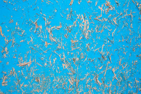 Chipboard blue backgroundの写真素材