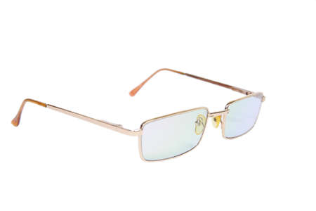 Glasses on a white backgroundの写真素材