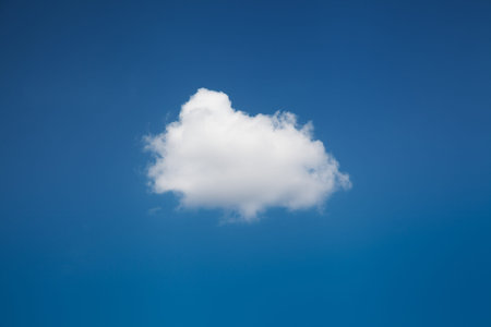 Cloud on blue sky background, natural background