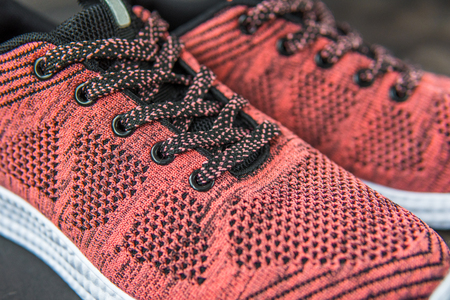 Sneakers for woman. Footwear for fitness and sport.の写真素材