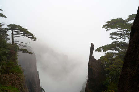 Mountains and mistの写真素材