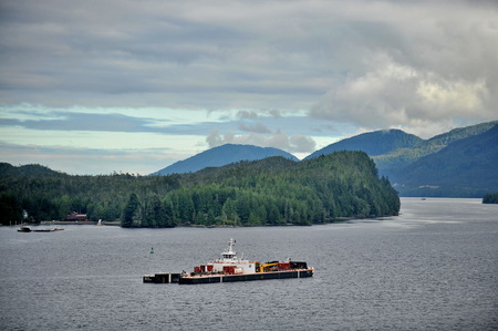 Alaska. Neighborhoods of Ketchikanの写真素材