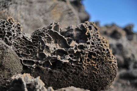 Solidlava on the island of Maui.Hawaii, USA.の写真素材