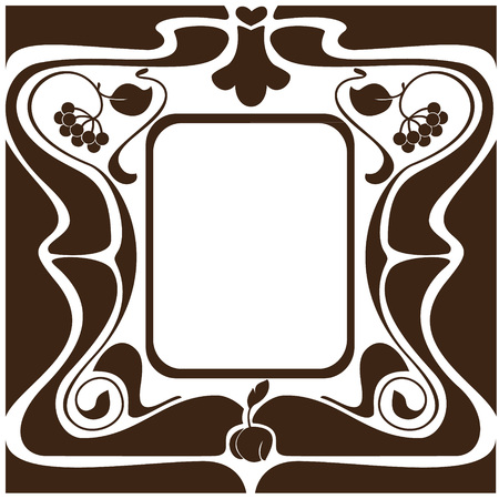 Frame like Art Nouveauのイラスト素材