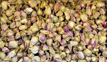 Rose buds for making teaの写真素材