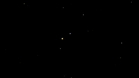 Dabih Star Beta Capricornus, double star , orange yellow and sky blue, marking the head of the Goat Constellationの写真素材