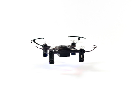 Toy Drone quadrocopter. Remote controlled quadcopter drone.の写真素材