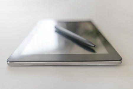 Tablet pen digital technology.の写真素材