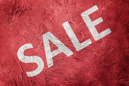 Vintage sale sign. Retro style.の写真素材