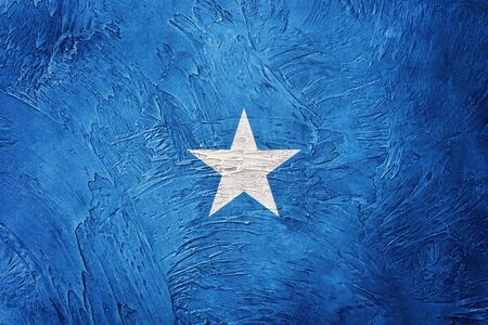 Grunge Somalia flag. Somalia flag with grunge texture.の写真素材