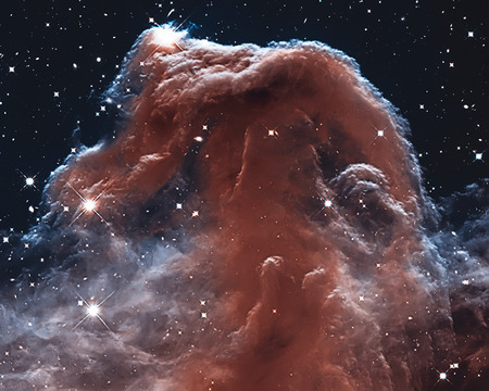 The Horsehead Nebula in the constellation of Orion (The Hunter) Elements of this image are furnished by NASA.のeditorial素材