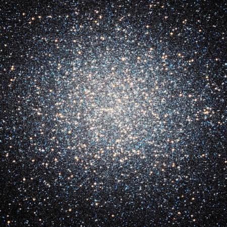 Globular cluster Omega Centauri in constellation Centaurus. Elements of this image are furnished by NASA.のeditorial素材