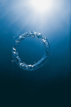 Underwater Bubble ring