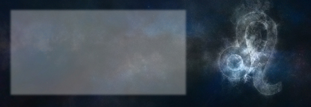 Leo Zodiac Sign. Leo Horoscope Sign. Template text room.の写真素材