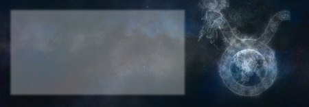 Taurus Zodiac Sign. Taurus Horoscope Sign. Template text room.の写真素材