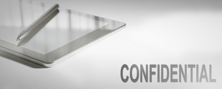 CONFIDENTIAL Business Concept Digital Technology. Graphic Concept.の写真素材