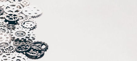 Metal gears and cogwheels Backgroundの写真素材