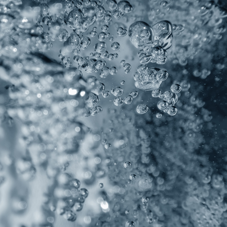 Air bubbles, underwater bubbles Abstract Background.の写真素材